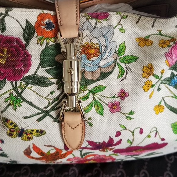 Gucci Jackie Kennedy Rare & Authentic Flora Fauna Collectors Edition - Picture 5 of 14